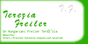 terezia freiler business card